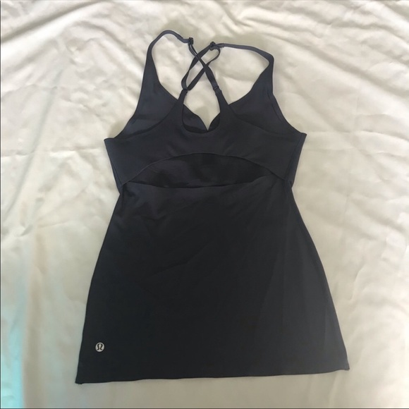 Lululemon charcoal tank top - Picture 2 of 2